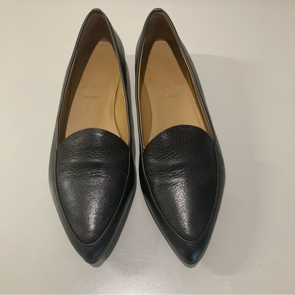 Everlane Shoes - Everlane Black Leather Women's Flats